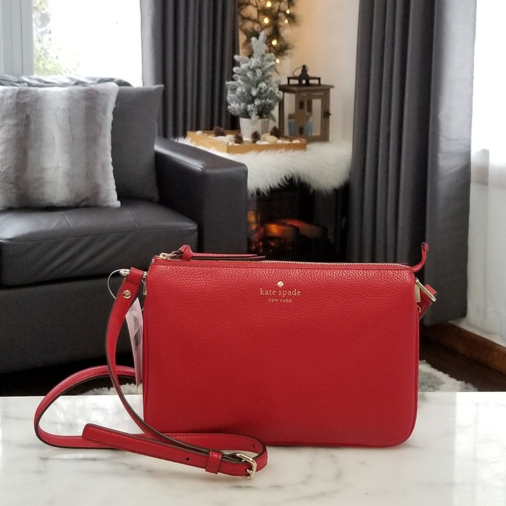 🚫SOLD🚫 Kate Spade Mulberry Street Madelyne Red - Picture 2 of 6